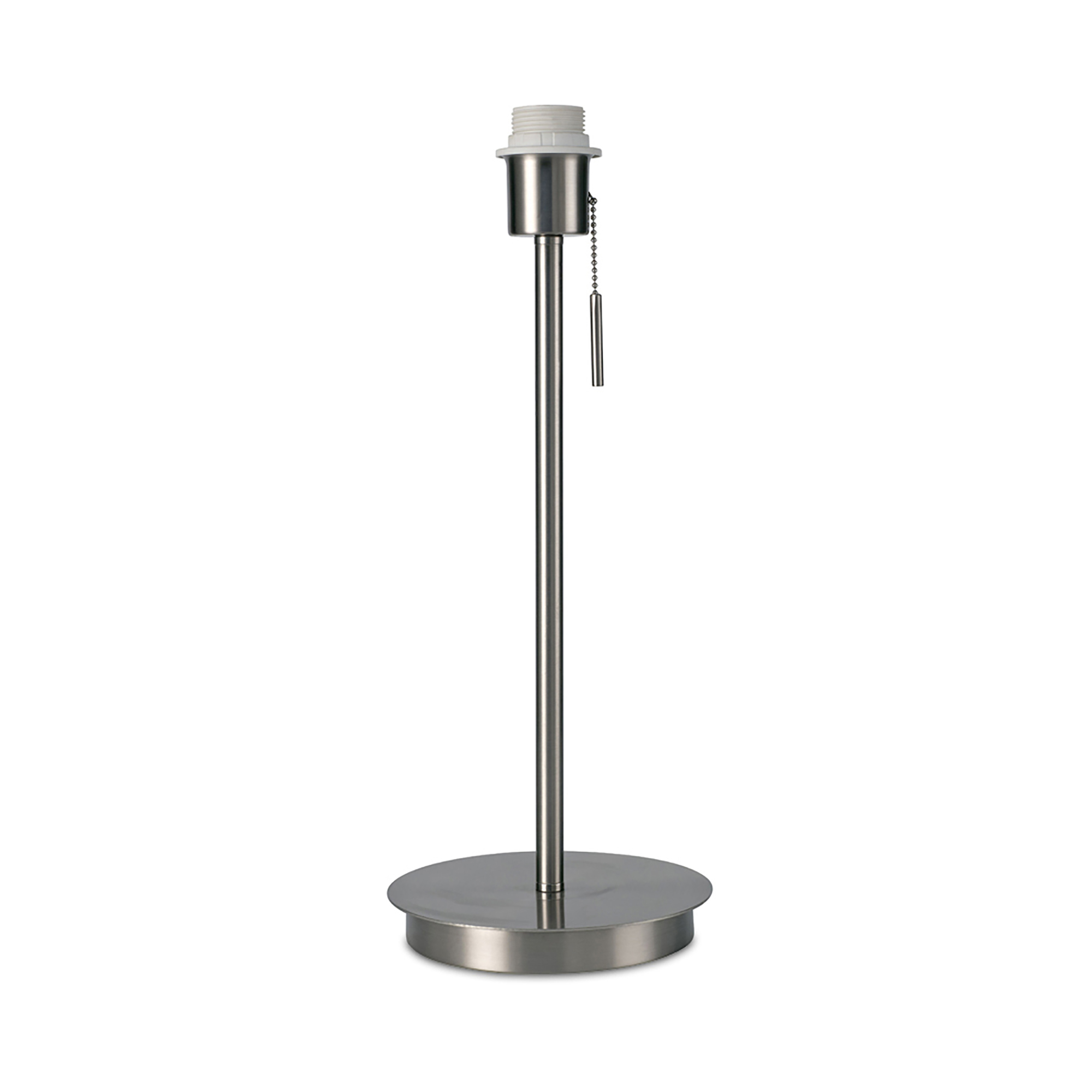 D0374  Carlton 45cm 1 Light Table Lamp Satin Nickel